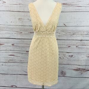 Max Edition peach lace v-neck cross front